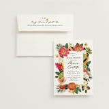 "Tropical Brunch" - Bridal Shower Invitations in Coral by Susan Moyal - Invitation with Envelope
