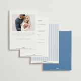 "Coastal Toile" - Bridal Shower Invitations in Sea by Jenna Holcomb - Back of Card Options