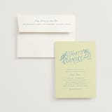 "That's Amore" - Bridal Shower Invitations in Lemonade by Pati Cascino - Invitation with Envelope