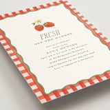 "So Berry Sweet" - Bridal Shower Invitations in Strawberry by Itsy Belle Studio - Detail
