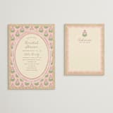 "Botanical maximalism" - Bridal Shower Invitations in Poppy by Creo Study - Matching Enclosure Card