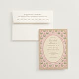 "Botanical maximalism" - Bridal Shower Invitations in Poppy by Creo Study - Invitation with Envelope