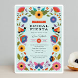 "Bridal Fiesta" - Bridal Shower Invitations in Aqua by Laura Moyer - Front