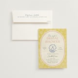 "Coastal Drift" - Bridal Shower Invitations in Caribbean Citrus by Pixel and Hank - Invitation with Envelope