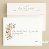 "Boho Botanical " - Bridal Shower Invitations in Blush by Susan Moyal - FREE Recipient Addressing