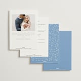 "Tea Cup Party" - Bridal Shower Invitations in Periwinkle by Alethea and Ruth - Back of Card Options