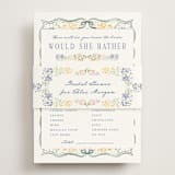 "This Day" - Bridal Shower Invitations in Meadow by Petra Kern - Assembled with Belly Band