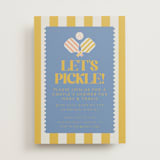 "Vintage Pickle" - Bridal Shower Invitations in Sunflower by Vera Lim - Front