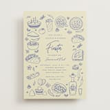 "Tacos & Tequila" - Bridal Shower Invitations in Blueberry by Sherley Ferreira - Front