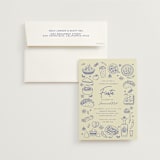 "Tacos & Tequila" - Bridal Shower Invitations in Blueberry by Sherley Ferreira - Invitation with Envelope