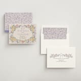 "Portofino" - Bridal Shower Invitations in Lilac by Tamara Hilje - Assembled