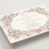 "Portofino" - Bridal Shower Invitations in Blush by Tamara Hilje - Detail
