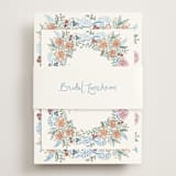 "Portofino" - Bridal Shower Invitations in Ocean by Tamara Hilje - Assembled with Belly Band