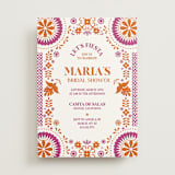 "Let's Fiesta" - Bridal Shower Invitations in Gumdrop by Eva Tadros - Front