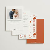 "Let's Fiesta" - Bridal Shower Invitations in Gumdrop by Eva Tadros - Back of Card Options