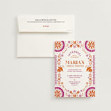 "Let's Fiesta" - Bridal Shower Invitations in Gumdrop by Eva Tadros - Invitation with Envelope