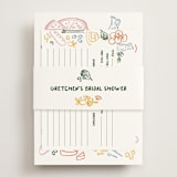 "That's Amore." - Bridal Shower Invitations in Basil by Jenna Holcomb - Assembled with Belly Band