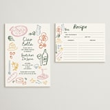 "That's Amore." - Bridal Shower Invitations in Basil by Jenna Holcomb - Matching Enclosure Card