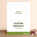 "Portrait" - Bridal Shower Invitations in Charcoal by Minted - Front