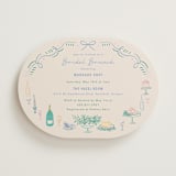 "Dining" - Bridal Shower Invitations in Pastel by Elly - Front