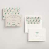 "Dining" - Bridal Shower Invitations in Pastel by Elly - Assembled