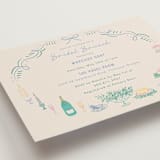 "Dining" - Bridal Shower Invitations in Pastel by Elly - Detail