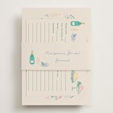 "Dining" - Bridal Shower Invitations in Pastel by Elly - Assembled with Belly Band