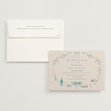 "Dining" - Bridal Shower Invitations in Pastel by Elly - Invitation with Envelope