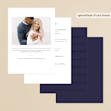 "Tacos & Tequila" - Bridal Shower Invitations in Blush by Janelle Kelly - Back of Card Options