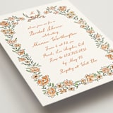 "Blooms" - Bridal Shower Invitations in Hibiscus by Creo Study - Detail