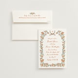 "Blooms" - Bridal Shower Invitations in Hibiscus by Creo Study - Invitation with Envelope
