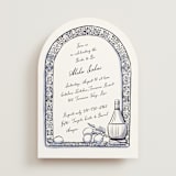"Blue Chianti" - Bridal Shower Invitations in Powder Blue by Becky Nimoy - Front