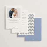 "Blue Chianti" - Bridal Shower Invitations in Powder Blue by Becky Nimoy - Back of Card Options
