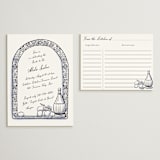 "Blue Chianti" - Bridal Shower Invitations in Powder Blue by Becky Nimoy - Matching Enclosure Card