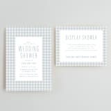 "Charming" - Bridal Shower Invitations in Sky by Lea Delaveris - Matching Enclosure Card