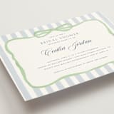 "Celina" - Bridal Shower Invitations in Mint by Pati Cascino - Detail