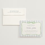 "Celina" - Bridal Shower Invitations in Mint by Pati Cascino - Invitation with Envelope