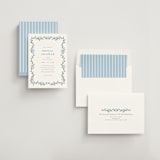"Simple Garland" - Bridal Shower Invitations in Sky by Christy Hy Lee - Assembled
