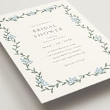 "Simple Garland" - Bridal Shower Invitations in Sky by Christy Hy Lee - Detail