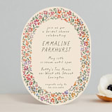 "Wildflowers" - Bridal Shower Invitations in Confetti by 2birdstone - Front