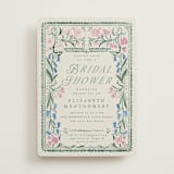 "Book Cover" - Bridal Shower Invitations in Evergreen by Petra Kern - Front