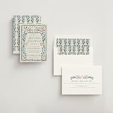 "Book Cover" - Bridal Shower Invitations in Evergreen by Petra Kern - Assembled