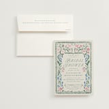 "Book Cover" - Bridal Shower Invitations in Evergreen by Petra Kern - Invitation with Envelope