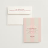 "Campania" - Bridal Shower Invitations in Ballet Fragola by Megan Davis - Invitation with Envelope