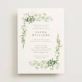 "Verdure" - Bridal Shower Invitations in Garden by Leah Bisch - Front