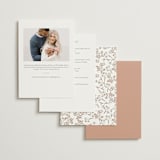 "Organic Florals" - Bridal Shower Invitations in Blush by Susan Moyal - Back of Card Options