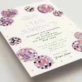 "Disco Fever" - Bridal Shower Invitations in Bubblegum by Corinne Malesic - Detail