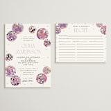 "Disco Fever" - Bridal Shower Invitations in Bubblegum by Corinne Malesic - Matching Enclosure Card