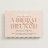 "Let's Brunch" - Bridal Shower Invitations in Petal by Sandra Picco Design - Front