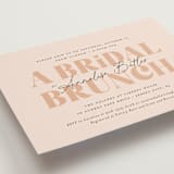 "Let's Brunch" - Bridal Shower Invitations in Petal by Sandra Picco Design - Detail